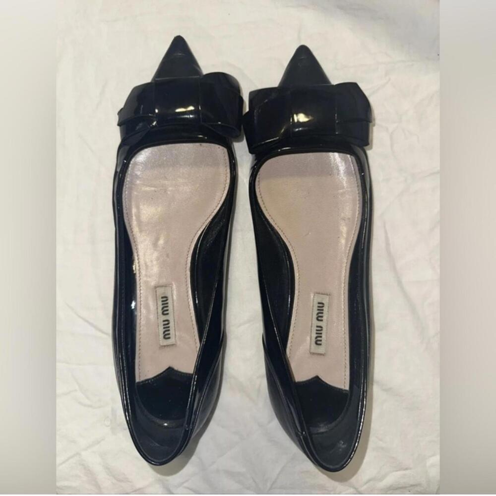 Miu Miu Black Flats
